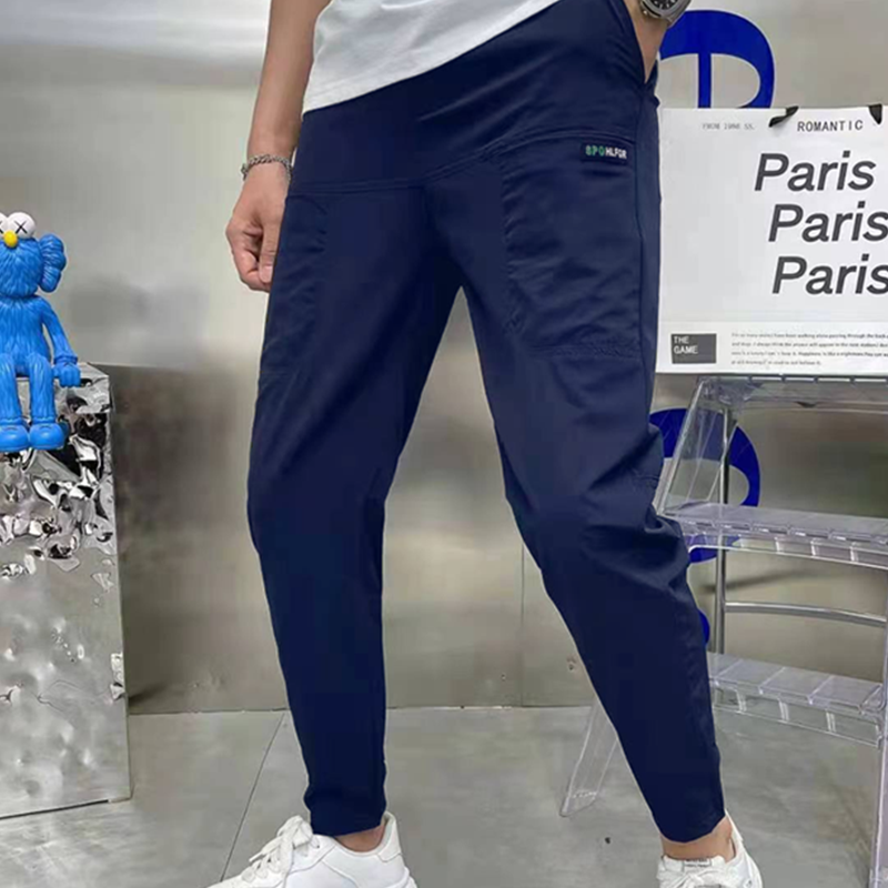 Pantalon cargo multi-poches à haute extensibilité pour hommes