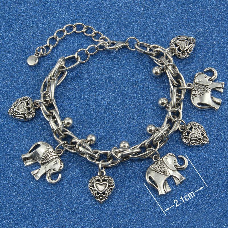 Bracelet de Cheville Éléphant Vintage