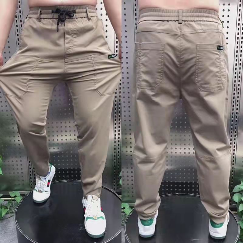 Pantalon cargo multi-poches à haute extensibilité pour hommes