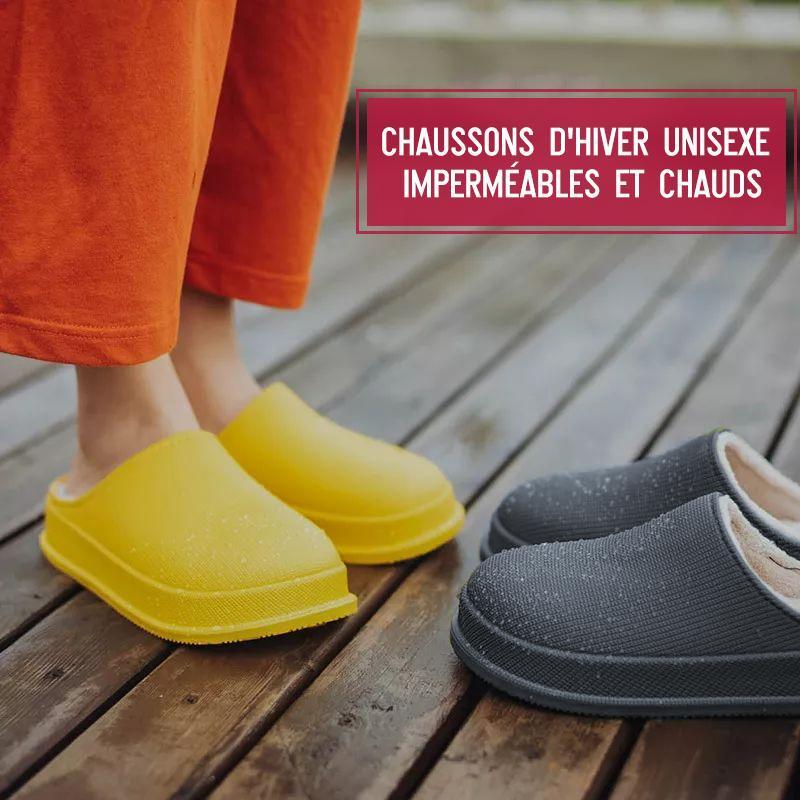 Chaussons d'hiver unisexe imperméables et chauds - ciaovie