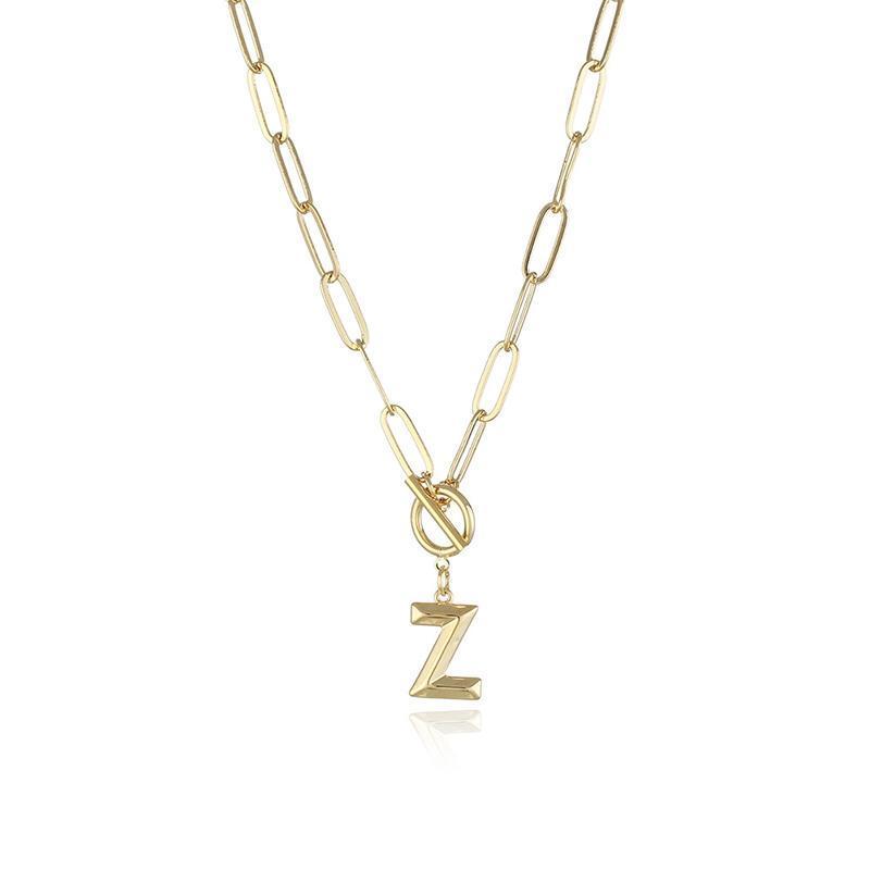 Collier Pendentif avec Lettre