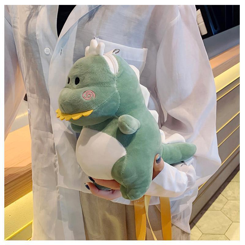 Ciaovie™ Sac d'épaule de Dinosaure de Dessin Animé en Peluche - ciaovie